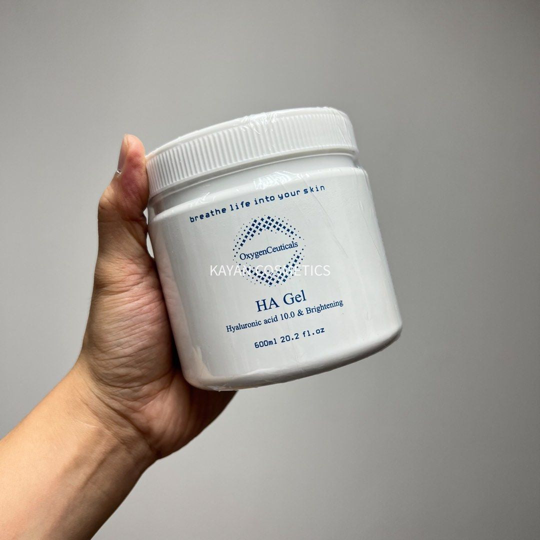 包順豐 韓國 OxygenCeuticals 玻尿酸 爆水氧爆彈面霜 600ml HA Gel Hyaluronic acid 10.0 & Brightening Oxygen Ceuticals