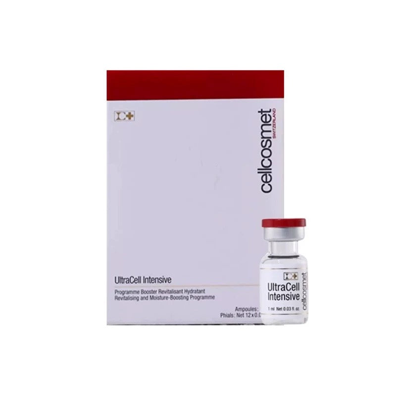 包順豐 瑞士 Cellcosmet 瑞妍 羊胎素密集修護活力精純液12支40%  UltraCell Intensive