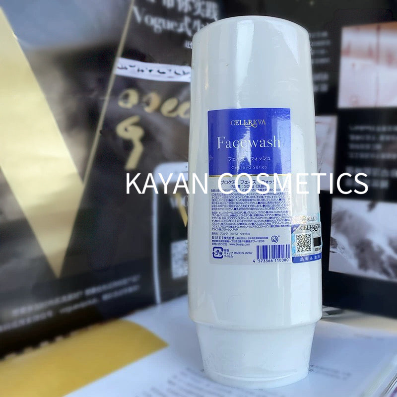 包順豐 日本 銀座 cellreva Facewash 洗面奶深層潔面乳泡沫清潔補水溫和 300g
