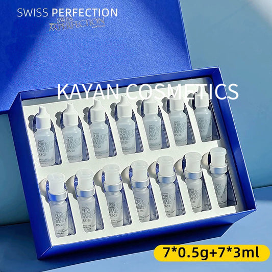 包順豐 SWISS PERFECTION 瑞珀斐 柏菲妮sp鳶尾密集修護安瓶精華凍乾粉 Swiss Perfection Cellular Intensive Face Care 活細胞緊緻抗皺面部護理套裝