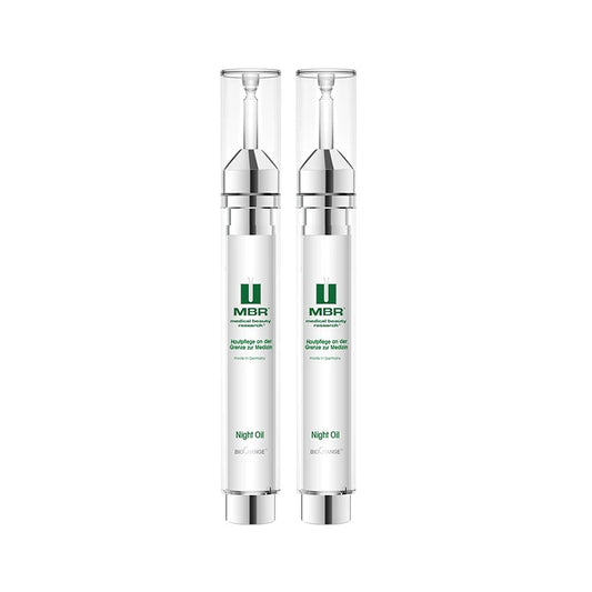 包順豐 德國MBR Medical Beauty Research  MBR夜間油嫩膚修護精華油收縮毛孔提亮膚色淡紋修復2*15ml