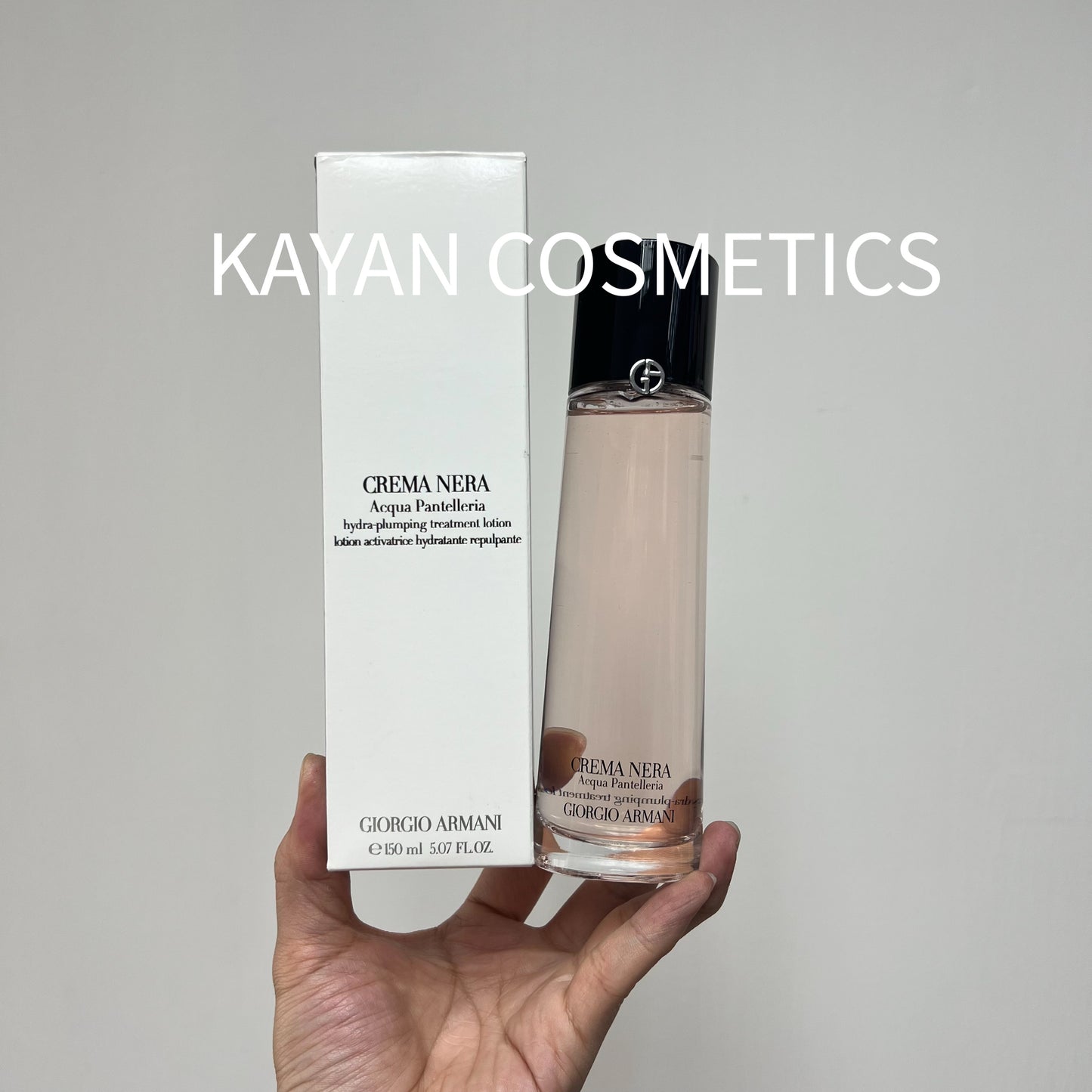 包順豐 Armani 阿瑪尼 粉水 黑曜石至臻賦活保濕精華水 150ml CREMA NERA Acqua Pantelleria lotion GIORGIO ARMANI / 阿瑪尼 極致再生水精華