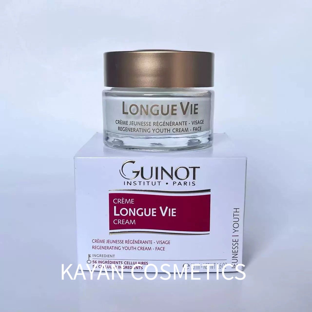 包順豐 法國 Guinot 維健美 細胞養生劑 50ml GUINOT CREME LONGUE VIE CREAM
