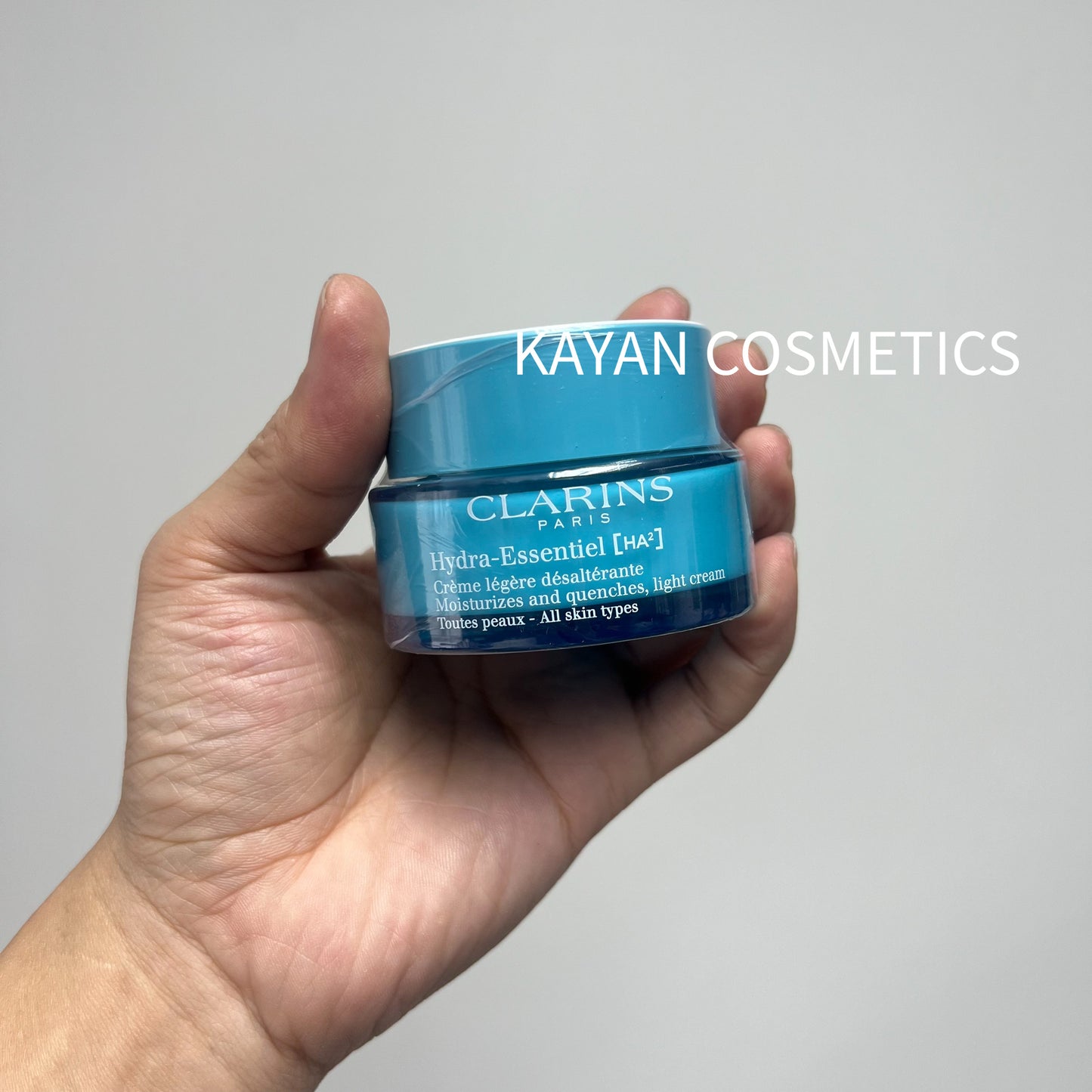 包順豐 CLARINS 嬌韻詩 水潤活肌保濕霜 - 輕盈乳霜 不死鳥空氣面霜 絲緞面霜50ml Hydra-Essentiel [HA:] Creme desalterante Moisturizes and quenches, silky cream Peaux normales a seches - Normal to dry skin