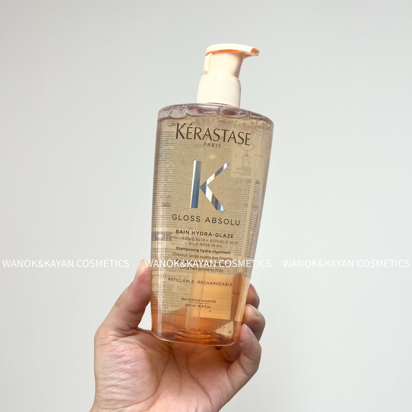 新品 包順豐 卡詩 KERASTASE 釉光玫瑰瑩潤洗髮水500ml 控油補水柔順 K GLOSS ABSOLU BAIN HYDRA-GLAZE
