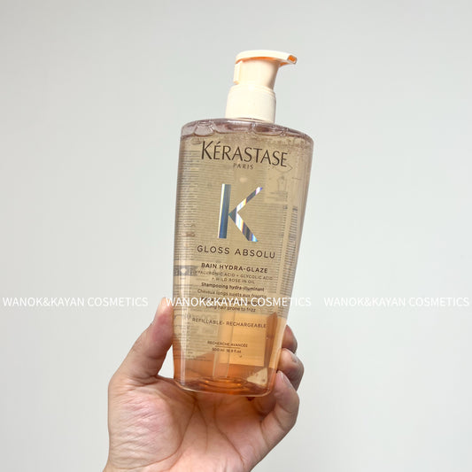 新品 包順豐 卡詩 KERASTASE 釉光玫瑰瑩潤洗髮水500ml 控油補水柔順 K GLOSS ABSOLU BAIN HYDRA-GLAZE