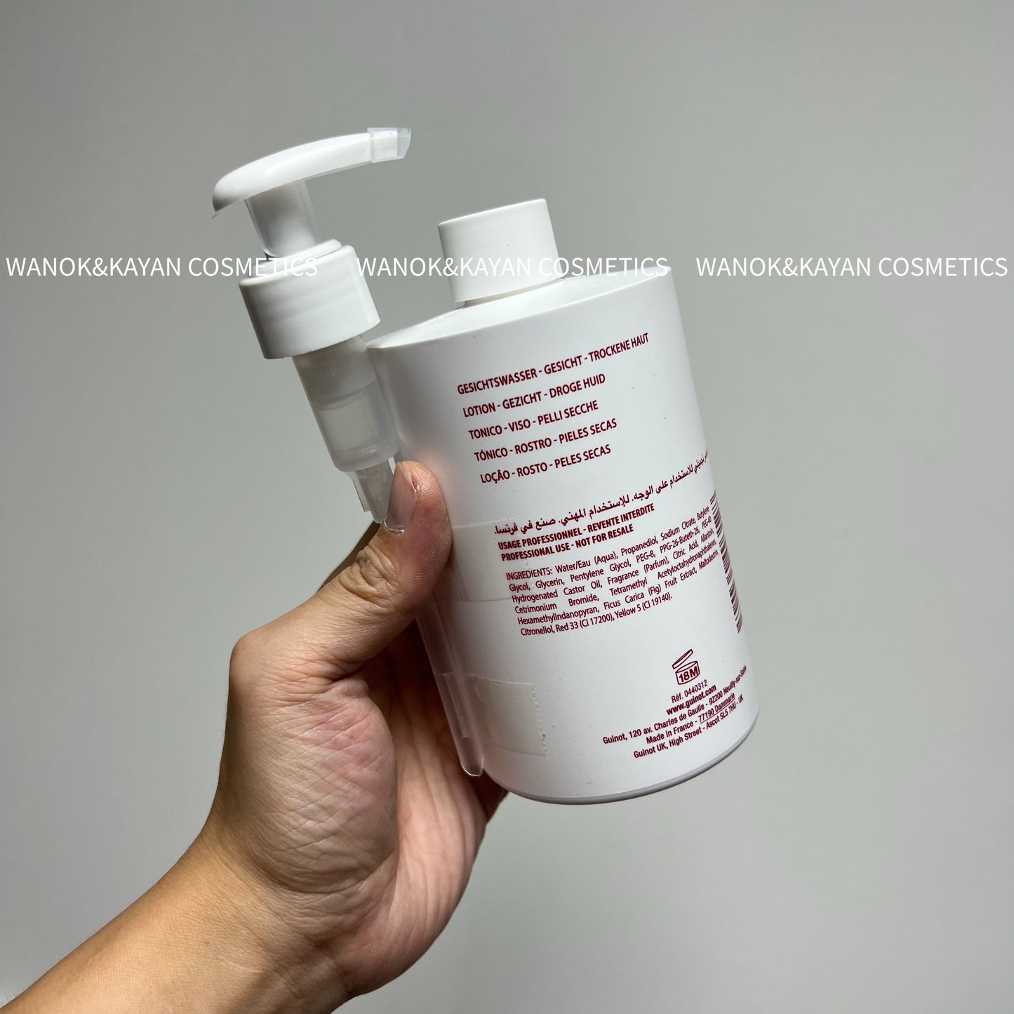包順豐 Guinot Hydra Beaute Toning Lotion 滋潤爽膚水 500ml Guinot LOTION HYDRA BEAUTE TONING LOTION