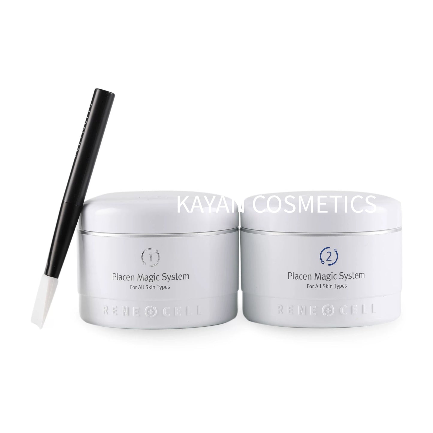 包順豐 韓國 RENECELL 1號去角質 Placen Magic System + 2號營養面膜 Placen Magic System Rene-Cell Rene+Cell