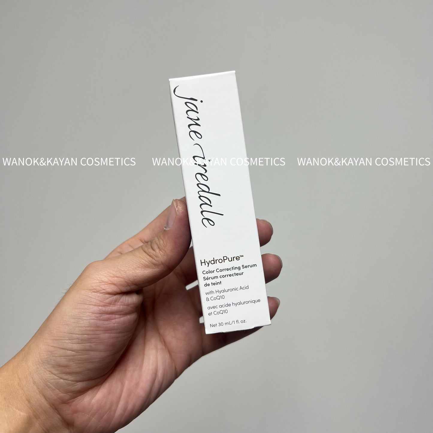 包順豐 美國 jane iredale 水凝鎮定調色精華綠色隔離修紅 HydroPure Color Correcting Serum 30ml