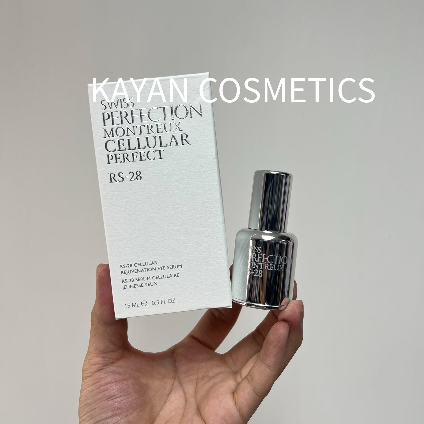 包順豐 swiss perfection RS-28 Cellular Rejuvenation Eye Serum 活細胞活膚眼部精華 15ml SP眼精華 15ml RS-28 淡黑眼圈緊實 RS-28 CELLULAR REJUVENATION EYE SERUM RS-28 SÉRUM CELLULAIRE JEUNESSE YEUX