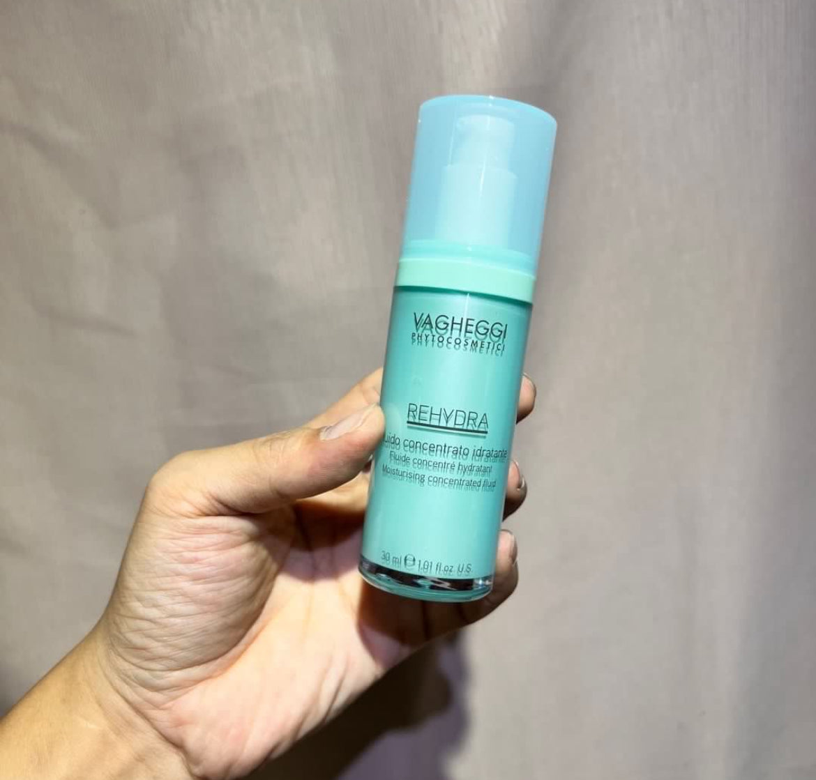 包順豐 意大利 VAGHEGGI 韻姿  高度透亮保濕修護液 30ml REHYDRA Fluido concentrato idratante