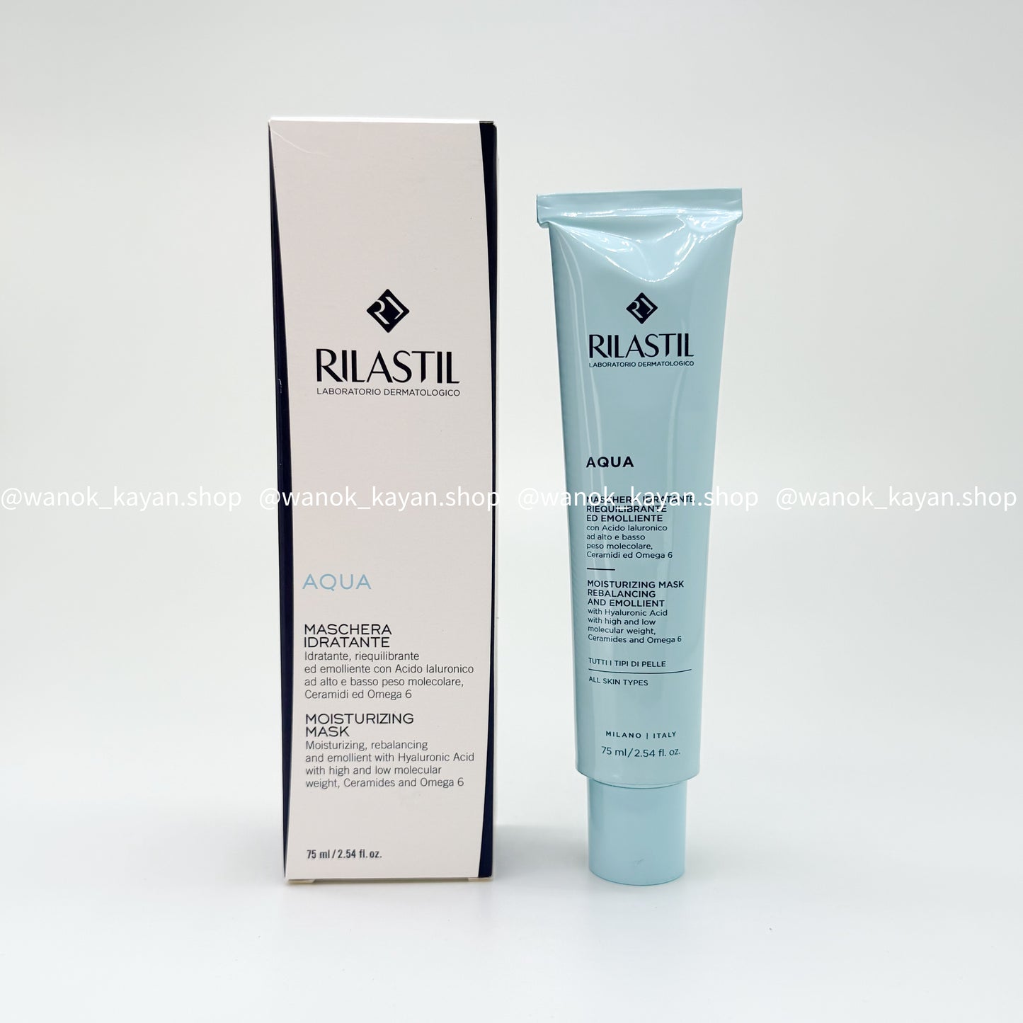 包順豐 意大利 rilastil 水溋補濕面膜75ml RILASTIL AQUA Moisturizing Mask