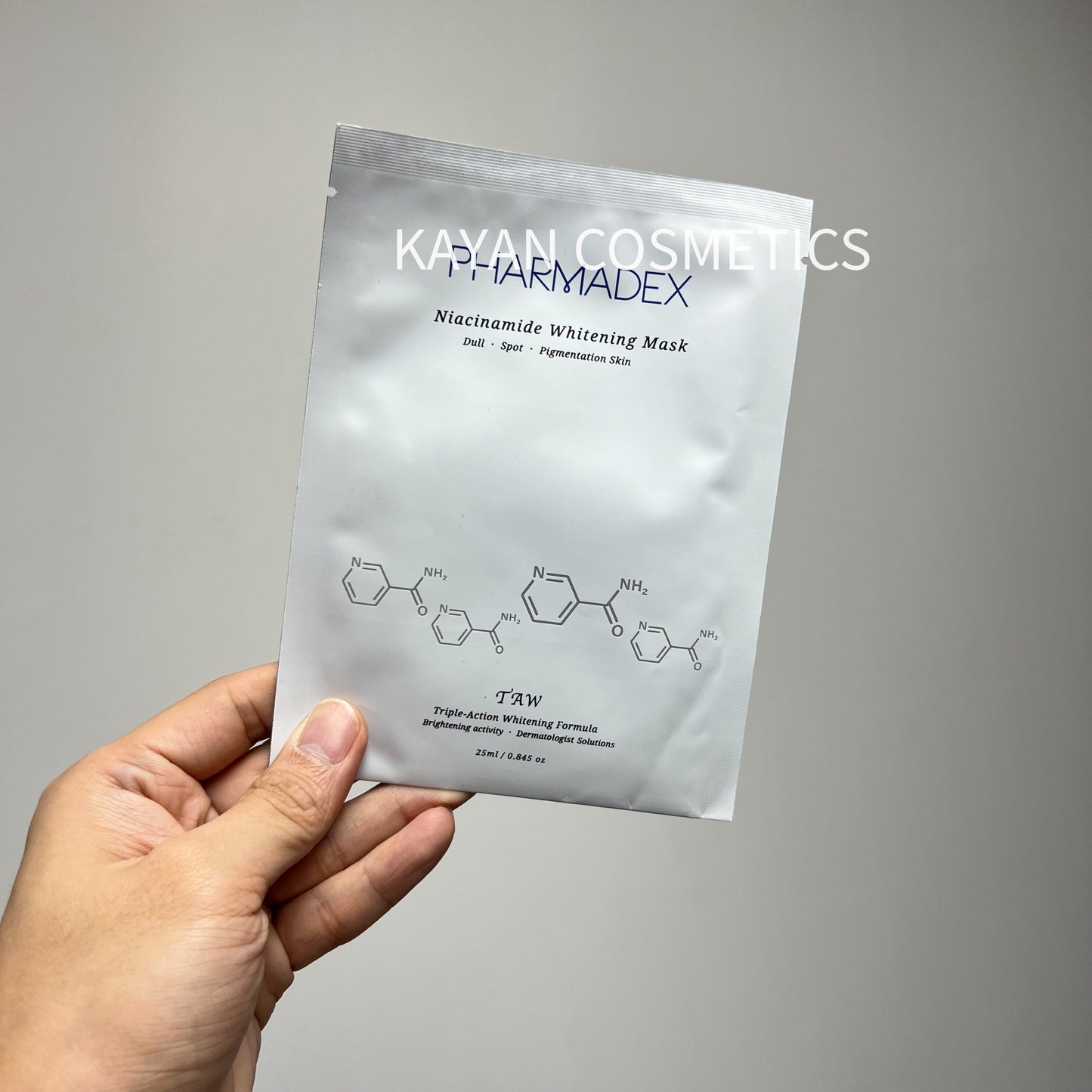 包順豐 Pharmadex 退黑鎮定|神奇面膜 10片 退黑面膜 退黑神奇面膜  PHARMADEX Niacinamide Whitening Mask