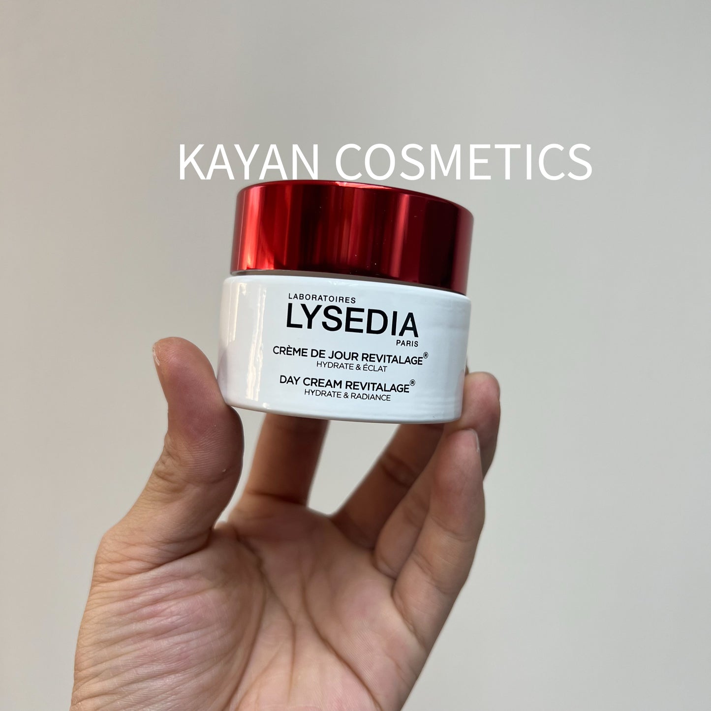 包順豐 法國 Lysedia 麗茜媂婭 紅蔘活膚保濕日晚面霜50ml Lysedia  revitalage CReME DE JOUR REVITALAGE REVITALAGE DAY CREAM
