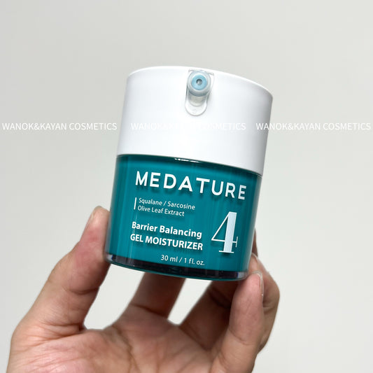 包順豐 美國 Medature 褒曼醫生 平衡水凝霜色修面霜修護 30ml MEDATURE Squalane / Sarcosine Olive Leaf Extract Barrier Balancing GEL MOISTURIZER 4