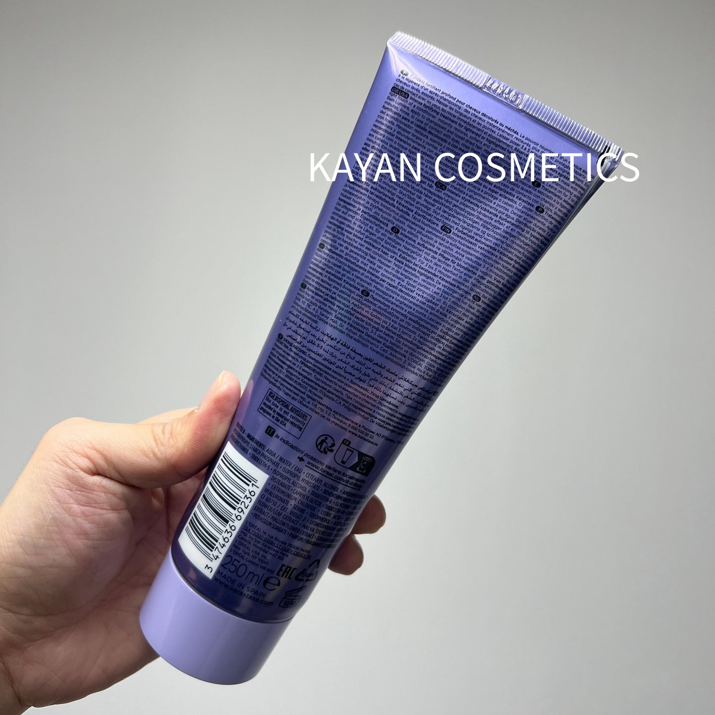 包順豐 KERASTASE 卡詩 玻尿酸水光高能護髮素250ml 耀光凝色髮膜精華霜柔順 BLOND ABSOLU CICAFLASH 250ml