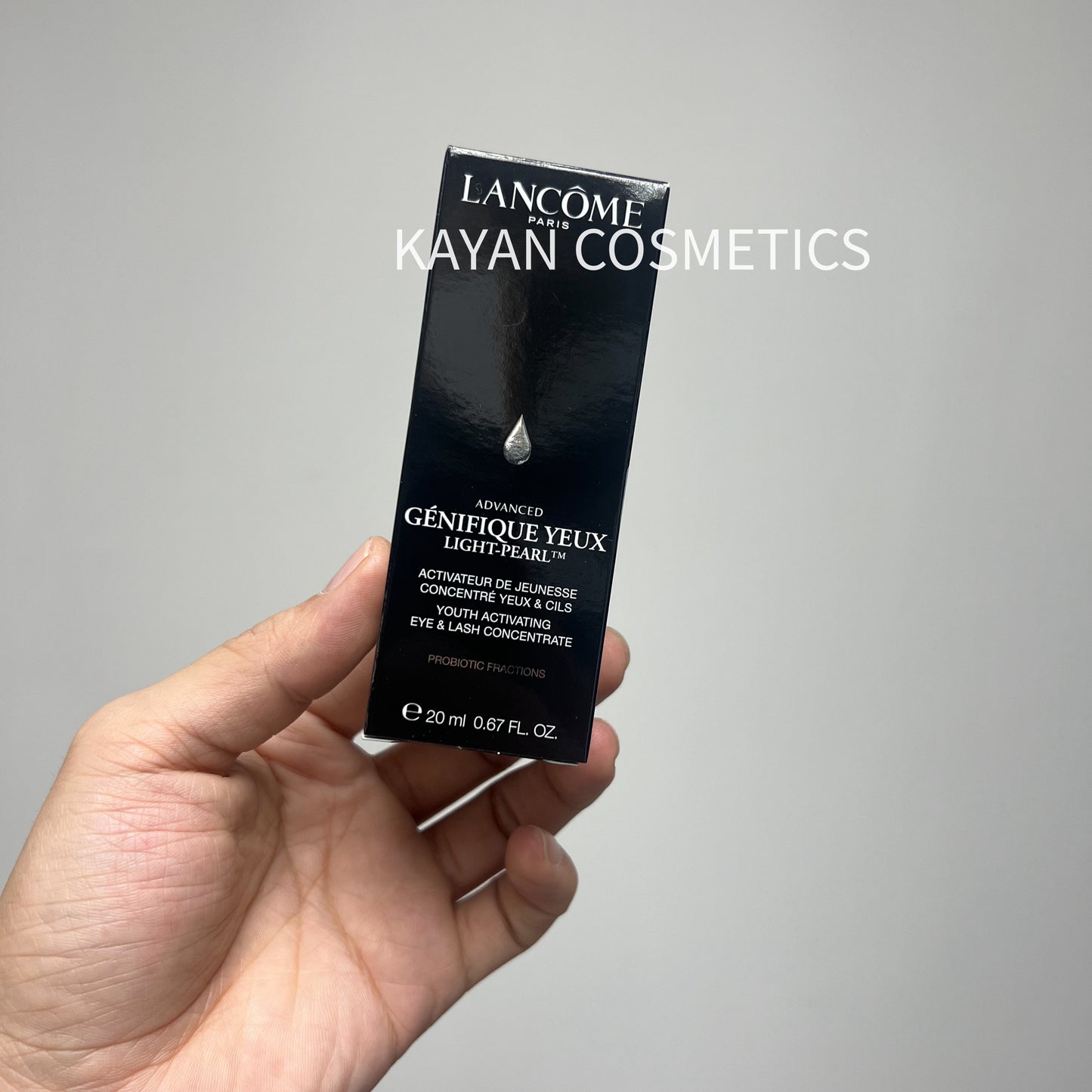 包順豐 LANCOME 蘭蔻 兰蔻 大眼精華小黑瓶眼部精華肌底液眼霜20ml LANCOME ADVANCED-GENIFIQUE YEUX Lancome 升級版冰鑽亮眼精華(大眼精華)