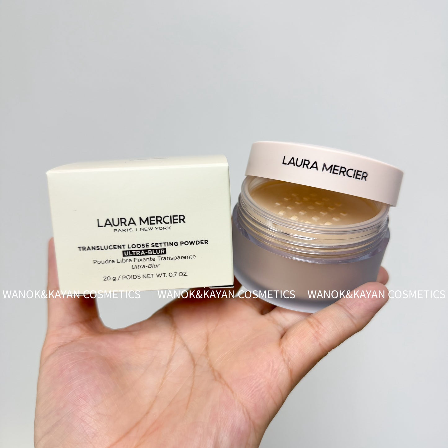 新版 包順豐 Laura Mercier LM羅拉 粉蓋散粉20g柔光霧面定妝 半透明蜜粉 LAURA MERCIER TRANSLUCENT LOOSE SETTING POWDER ULTRA-BLUR 20g