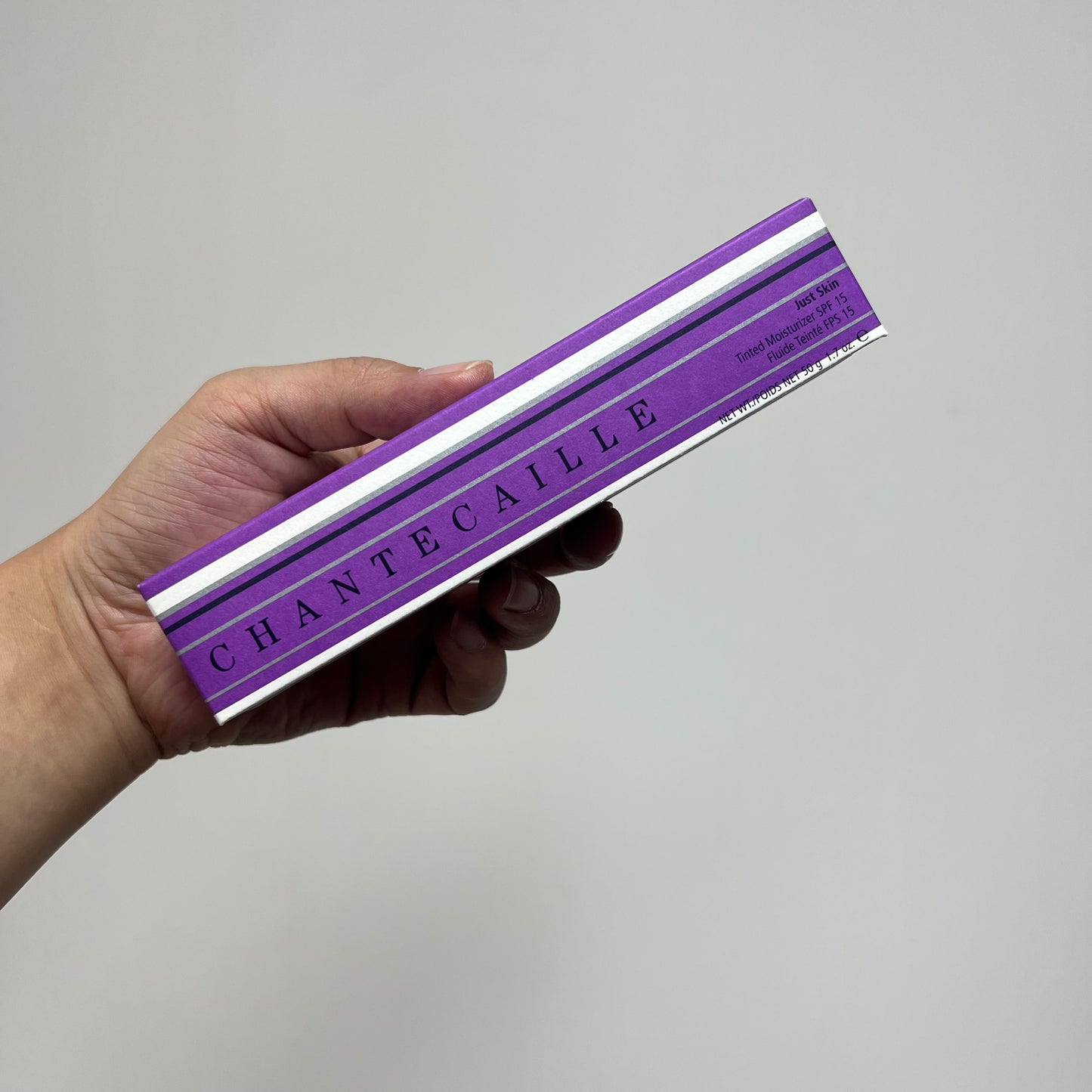 包順豐 CHANTECAILLE 香緹卡 隔離霜Alabaster妝前乳防曬保濕裸妝遮瑕50g Just Skin Fluide Teinté FPS 15
