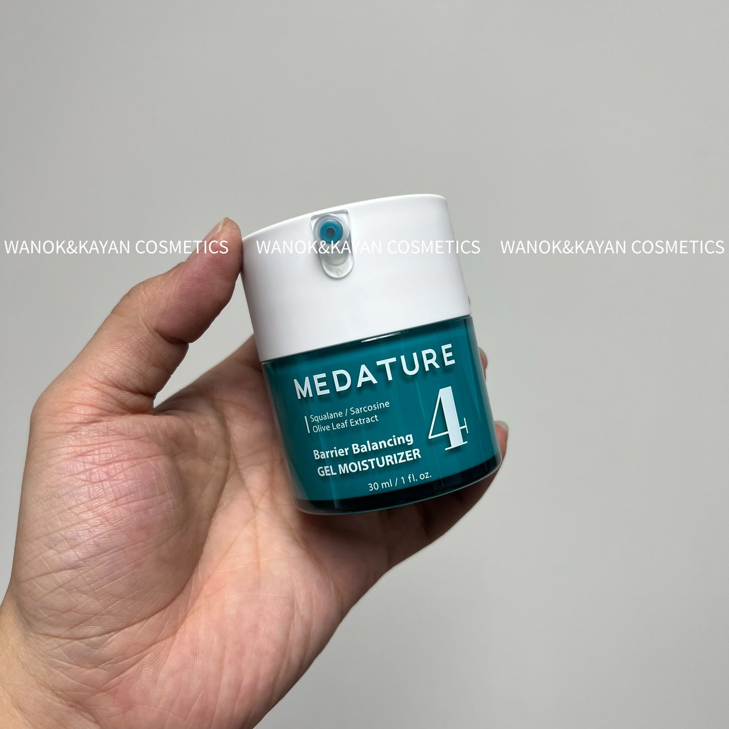 包順豐 美國 Medature 褒曼醫生 平衡水凝霜色修面霜修護 30ml MEDATURE Squalane / Sarcosine Olive Leaf Extract Barrier Balancing GEL MOISTURIZER 4