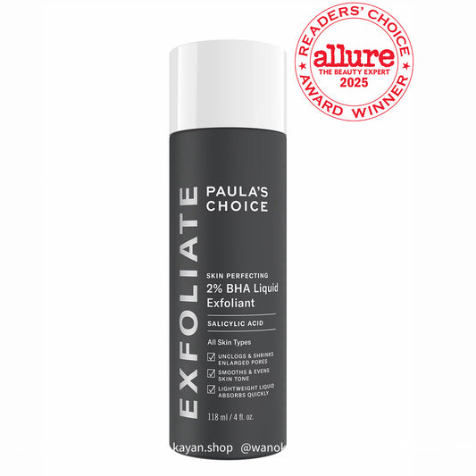 包順豐 paulas choice 寶拉珍選 2%水楊酸煥彩精華液118ml 面部煥採祛痘收縮毛孔去閉口 PAULA'S CHOICE SKIN PERFECTING 2% BHA Liquid Exfoliant SALICYLIC ACID