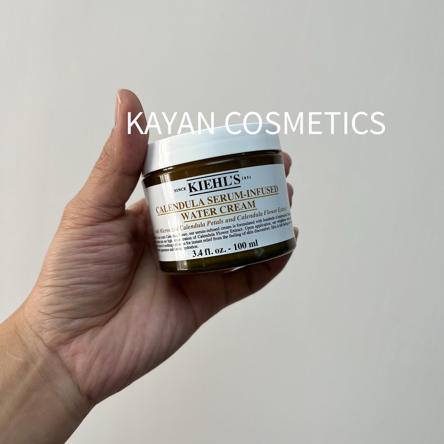 包順豐 Kiehl's 科顏氏 金盞花爆水精華面霜100ml控油補水保濕CALENDULA SERUM-INFUSED WATER CREAM kiehl's科颜氏 kiehl's科顏氏。Kiehl‘s科颜氏。金盞花修復精華面霜
