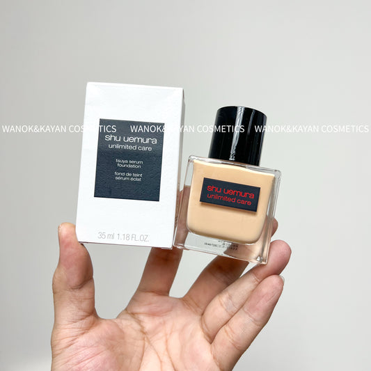 包順豐 植村秀 shu uemura 無限修護透光精華粉底液 透光瓶粉底液35ml 無限輕透持妝粉底液 35ml  tsuya serum foundation fond de teint serum eclat