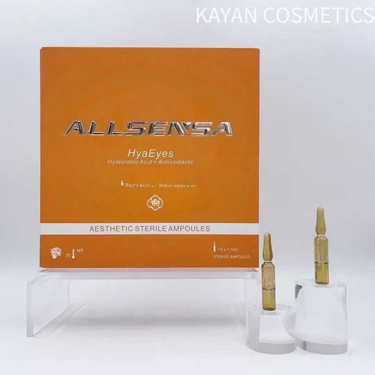 ALLSENSA HyaEyes Hyaluronic Acid +Antioxidants AESTHETIC STERILE AMPOULES 歐塞斯眼周基因肽璀璨亮眼精華液