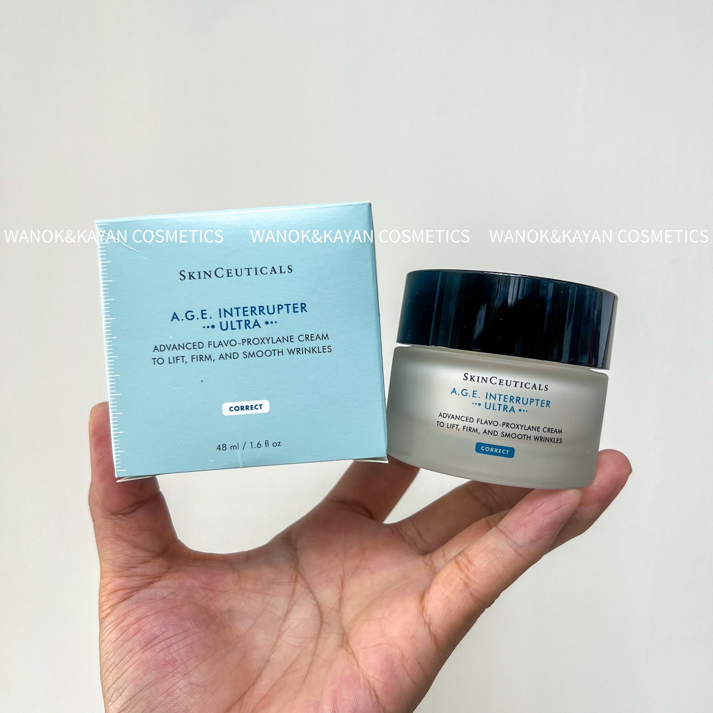 升級版ULTRA 包順豐 30%玻色因！修麗可 杜克 SKINCEUTICALS A.G.E. INTERRUPTER  ULTRA  Age緊致抗糖面霜48ml淡紋修護塑顏 黑繃帶