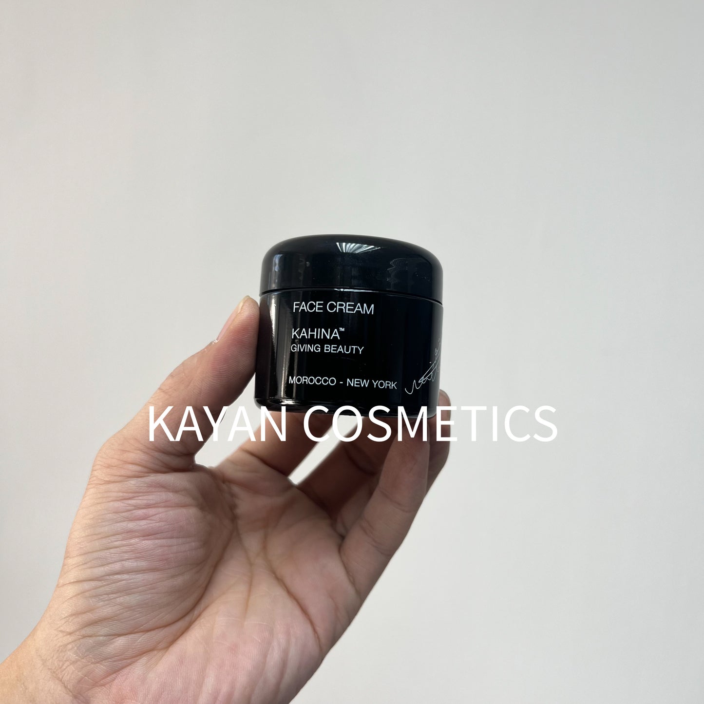 包順豐 美國 KAHINA 精雕塑顏面霜 FACE CREAM KAHINA" GIVING BEAUTY MOROCCO - NEW YORK 50ml