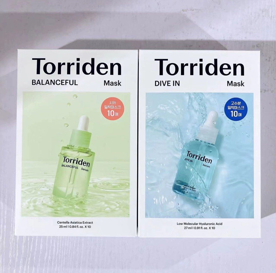 包順豐 韓國 Torriden 桃瑞丹精華玻尿酸補水面膜低分子安瓶貼片保濕護膚