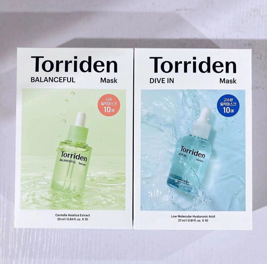 包順豐 韓國 Torriden 桃瑞丹精華玻尿酸補水面膜低分子安瓶貼片保濕護膚