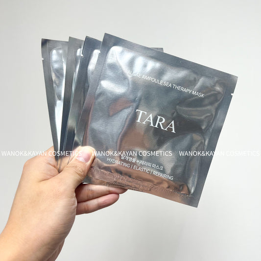 包順豐 韓國 TARA 水光針海藻面膜 抗氧化補水提亮暗沉美白 ALGAE AMPOULE SEA THERAPY MASK HYDRATING I ELASTIC I REPAIRING  1盒5片 mask