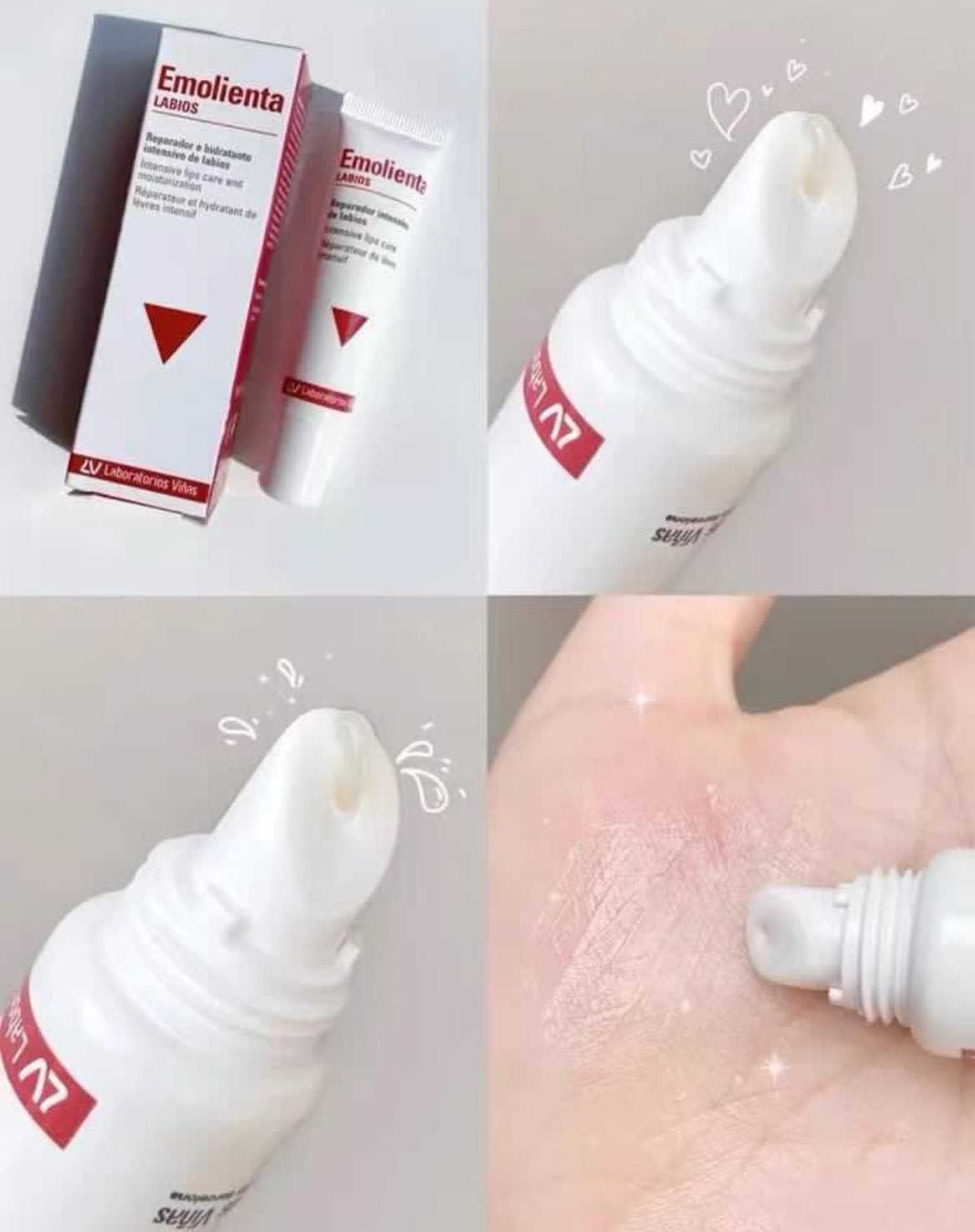 包順豐 西班牙 Vinas Emolienta LABIOS lips 冰淇淋奶油潤唇膏 15ml