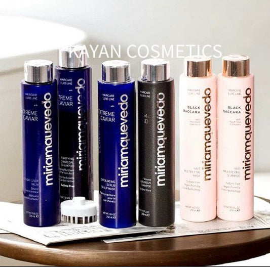 包順豐 西班牙 MiriamQuevedo 迷蓮卡薇 魚子醬MQ 1 控油洗髮水 PURIFYING CHARCOAL SHAMPOO 洗髮水 CAVIAR SPECIAL HAIR LOSS SHAMPOO 髮膜250ml  Miriam Quevedo