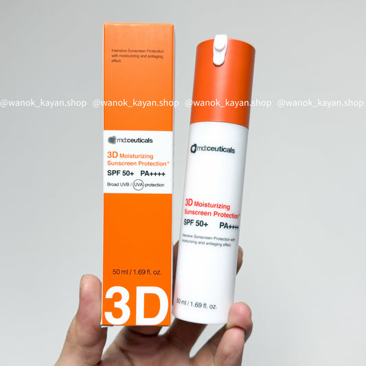 10/29日期 英國 md:ceuticals 3D純物理防曬霜SPF50+50ml mdceuticals md:ceuticals 全物理抗氧防曬霜 3D Moisturizing Sunscreen Protection SPF50+ md ceuticals