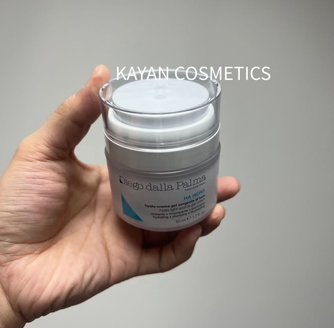包順豐 HA Hyalu Light Source Gel-Cram HA 多種維生素水份舒爽面霜 50ml 意大利 Diego Dalla Palma Professional RVB Skin Lab rvb ddp