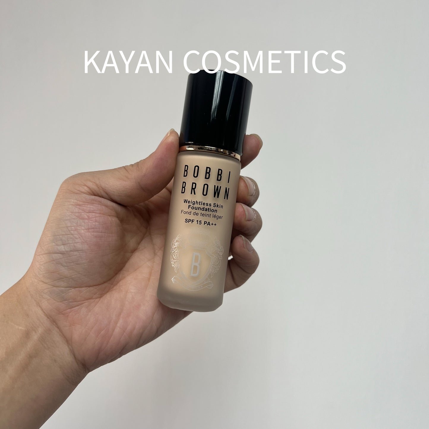 包順豐 新版 Bobbi Brown 芭比布朗波朗 全新黑磁瓶清透持妝啞光粉底液2.0 Weightless Skin Foundation Fond de teint léger