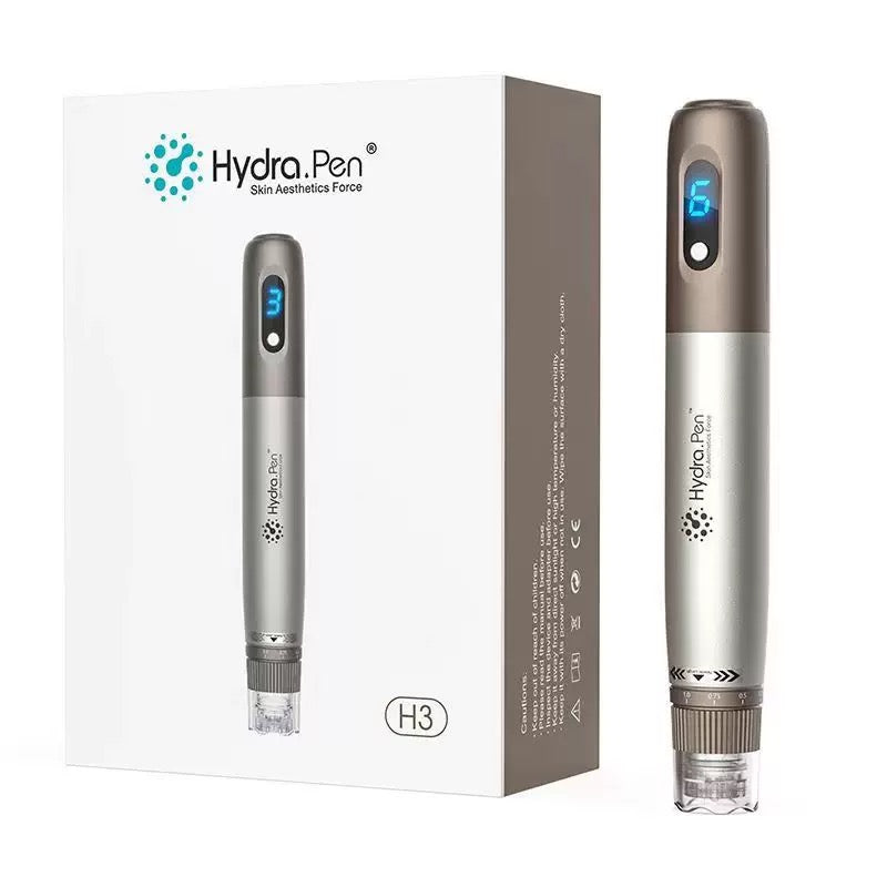 包順豐Hydra.pen H3電動微針儀器四代 MTS中胚層微晶導入 美容院專用 電動微針筆  納米微晶美容儀導入儀飛梭筆 充電款 微針筆。手提電動MTS儀