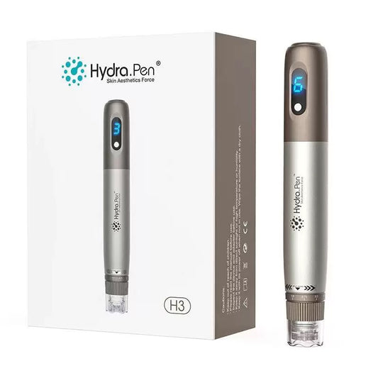 包順豐Hydra.pen H3電動微針儀器四代 MTS中胚層微晶導入 美容院專用 電動微針筆  納米微晶美容儀導入儀飛梭筆 充電款 微針筆。手提電動MTS儀