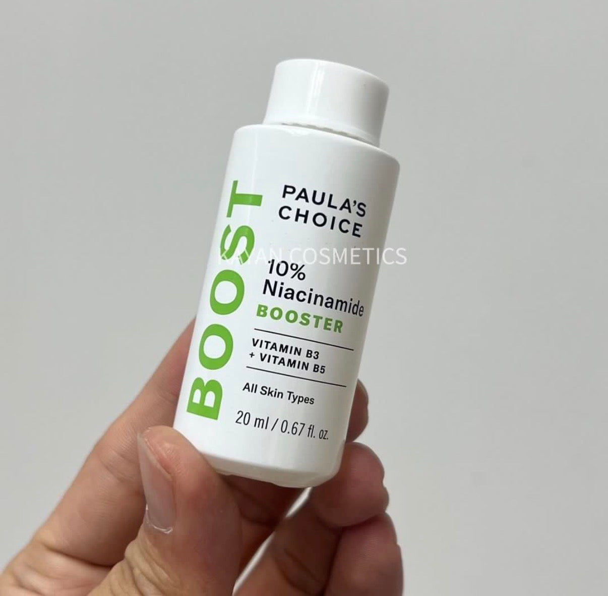 寶拉珍選 10%煙酰胺 包順豐 PAULA'S CHOICE 10% Niacinamide BOOSTER VITAMIN B3 + VITAMIN B5精華液20ml 緊致補水保濕煥亮淡黃皙白控油 10%B3毛孔調理美白精萃
