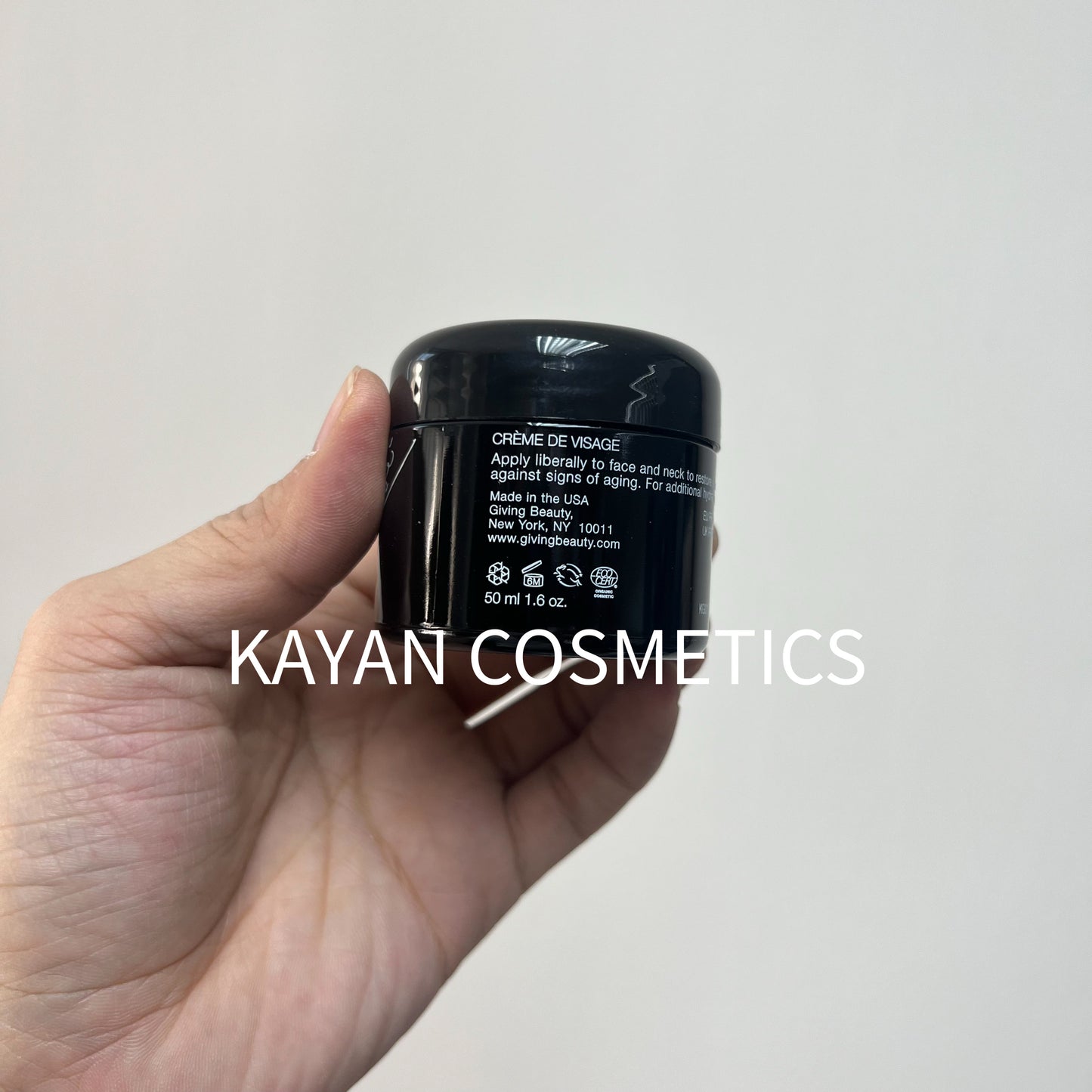 包順豐 美國 KAHINA 精雕塑顏面霜 FACE CREAM KAHINA" GIVING BEAUTY MOROCCO - NEW YORK 50ml