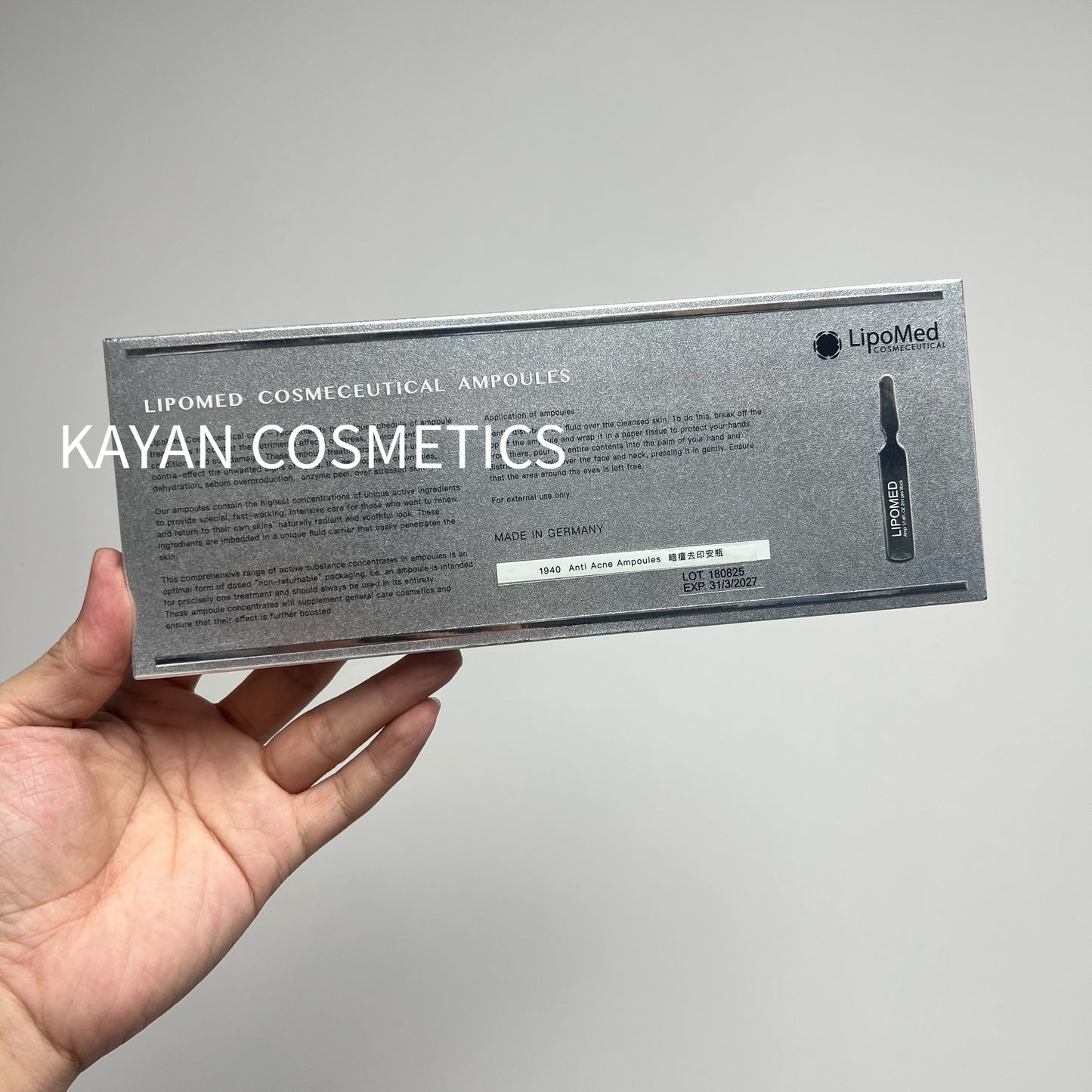 包順豐 LipoMed 暗瘡去印安瓶 10x2ml [1940] 深層淨化安瓶 Anti Acne Ampoules