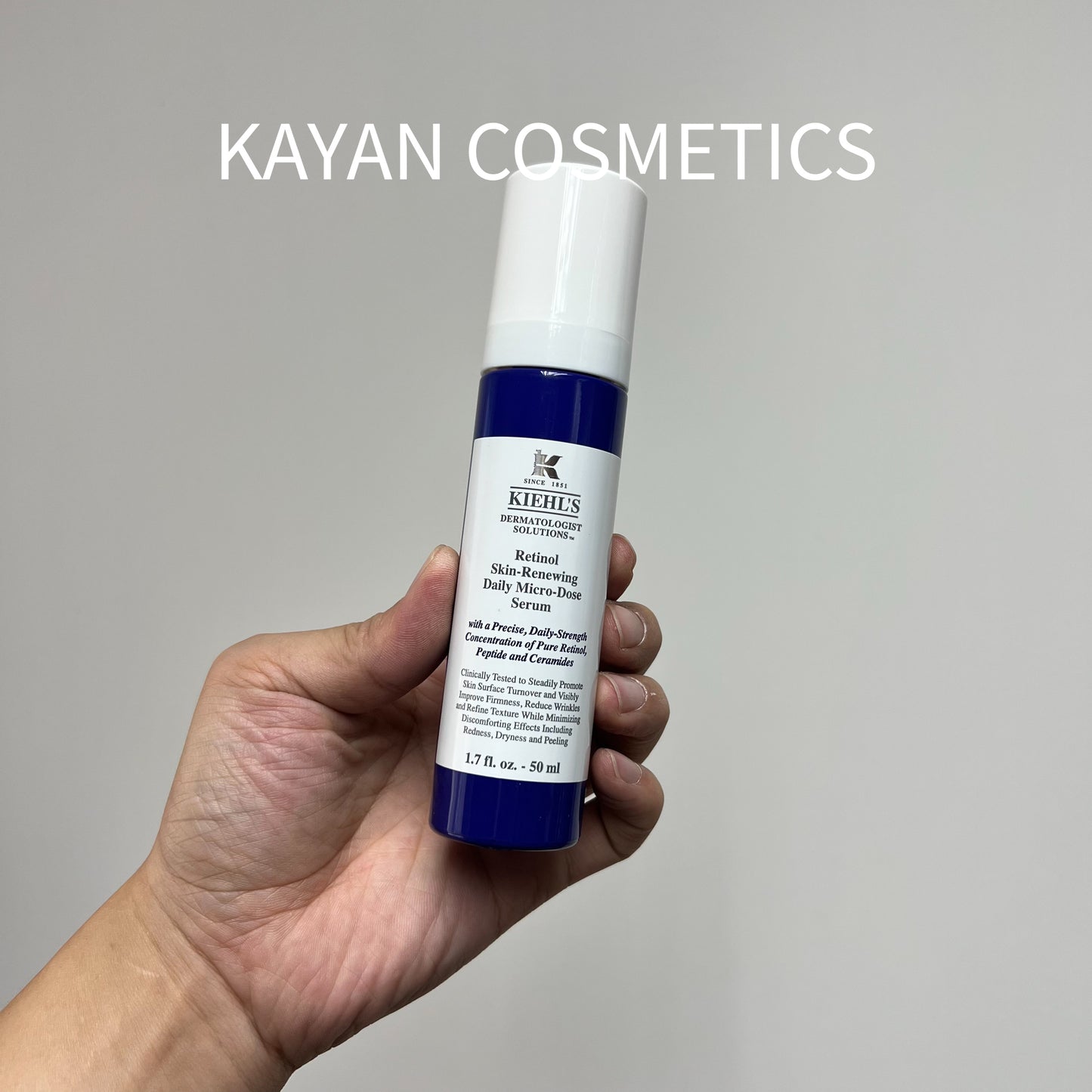 包順豐 Kiehl's 科顏氏 A醇精華乳Retinol Skin-Renewing Daily Micro-Dose Serum 50ml 視黃醇抗老淡細紋美白緊致醫學淡紋緊緻再生精華 Kiehls