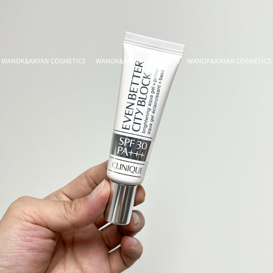 包順豐 倩碧 CLINIQUE 防曬鐳射管30ml煥亮隔離露防曬美白清爽不油 CLINIQUE EVEN  BETTER CITY BLOCK spf30 pa+++