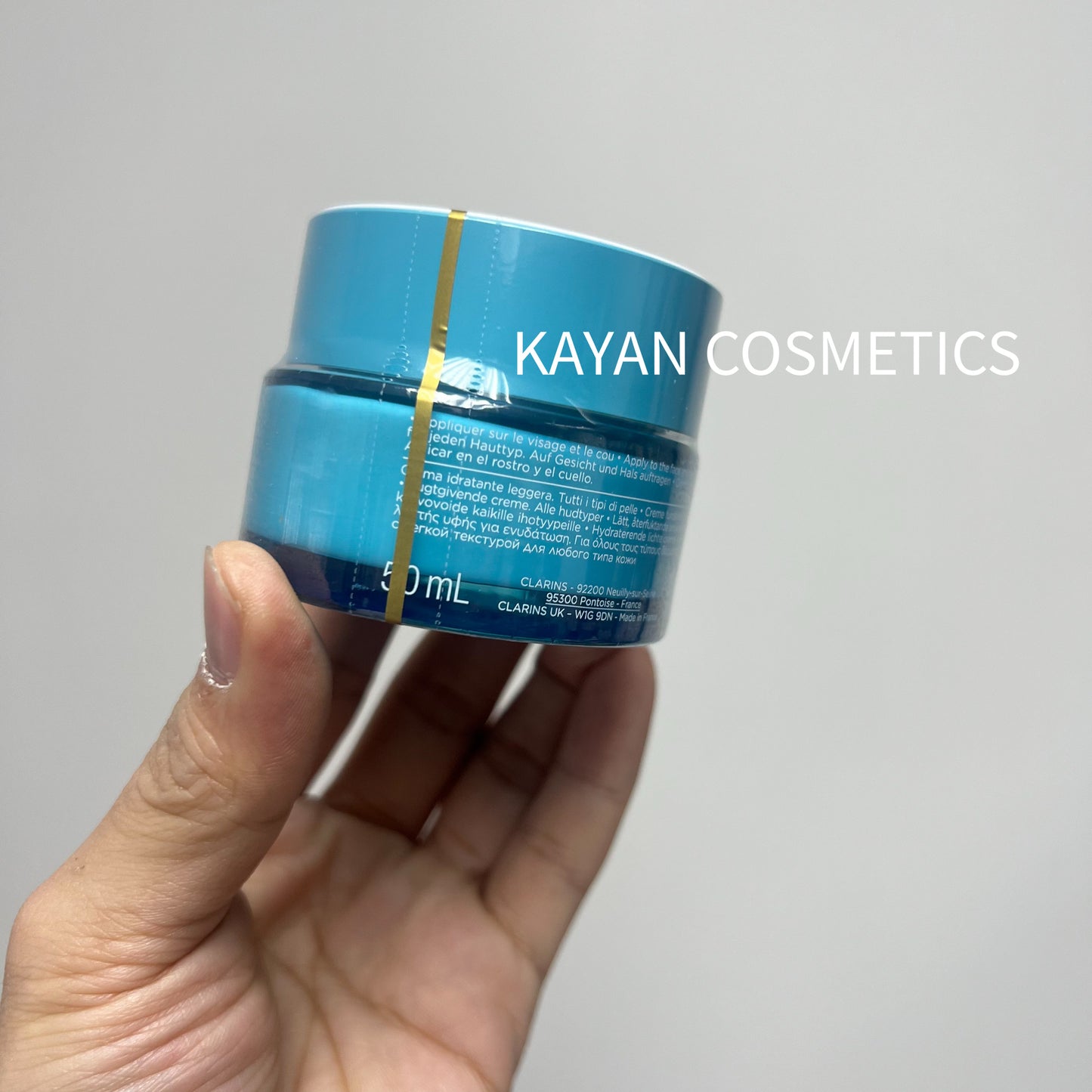 包順豐 CLARINS 嬌韻詩 水潤活肌保濕霜 - 輕盈乳霜 不死鳥空氣面霜 絲緞面霜50ml Hydra-Essentiel [HA:] Creme desalterante Moisturizes and quenches, silky cream Peaux normales a seches - Normal to dry skin