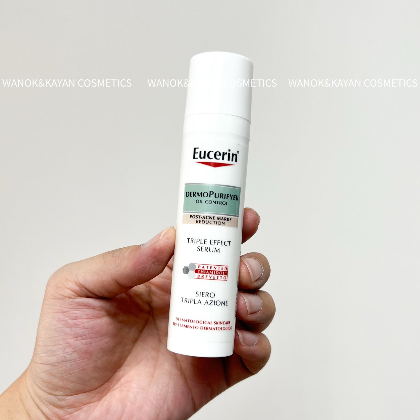 包順豐 Eucerin三效精華 去暗瘡痘印舒緩去暗瘡淡暗瘡印 40ml DERMOPURIFYER TRIPLE ACTION SERUM 去痘痘暗瘡