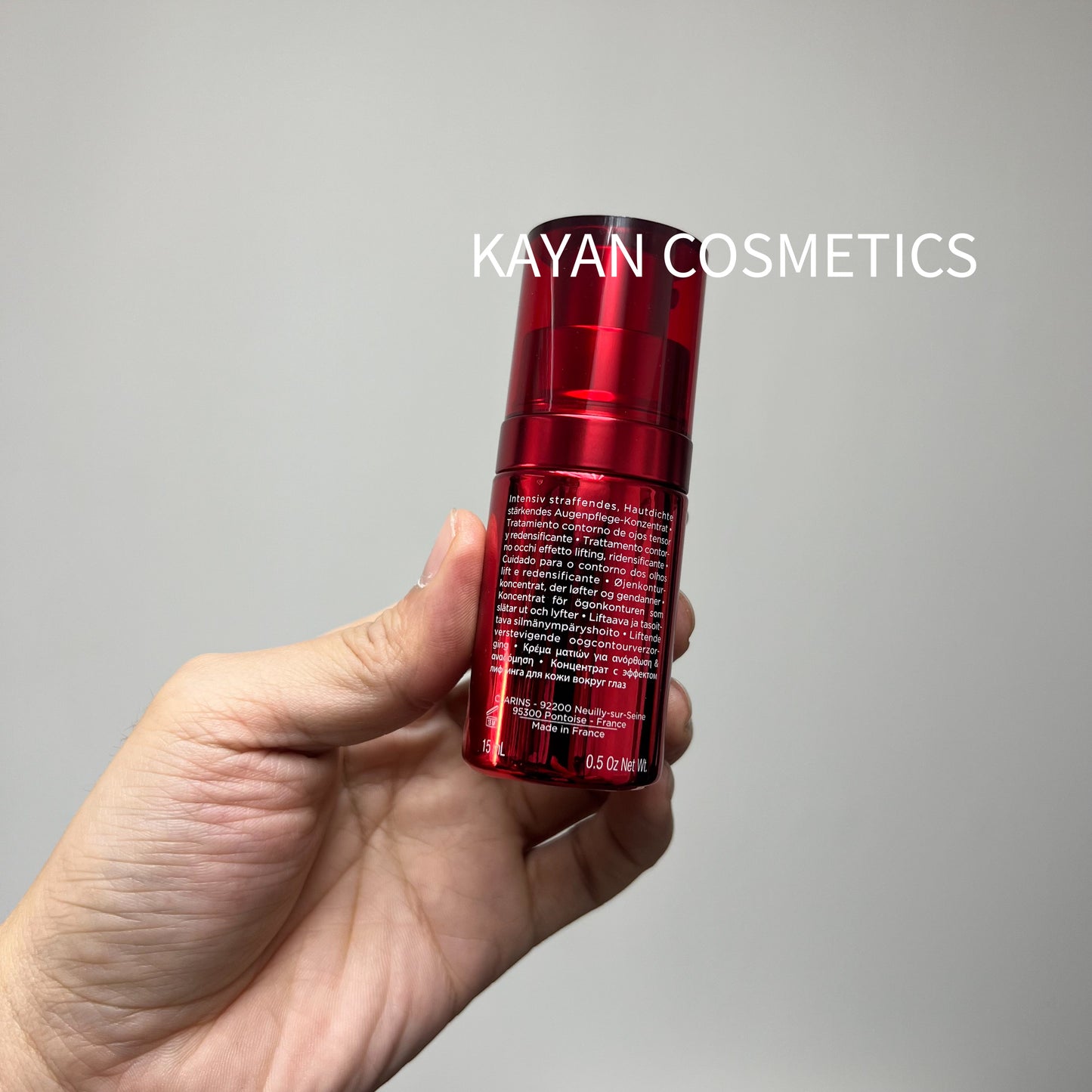 包順豐 CLARINS 嬌韻詩 提拉撫紋全效眼霜 多維密集提拉眼霜15ml 超速眼霜 Total Eye Lift