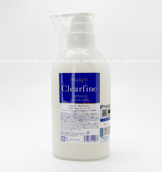 日本 cellreva Clearfine 銀座 Cellreva 幹細胞膠原蛋白卸妝啫喱 洗面奶卸妝乳 Clearfine CELLPR Clearfine CLUSAZAZ ￼細胞膠原蛋白卸妝凝膠400ML