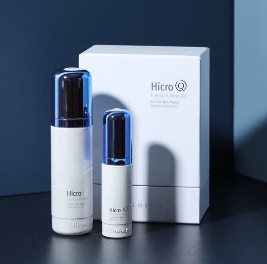 包順豐 韓國 RENECELL RENECELL 韓國潤妮秀 優質安瓶，Q安瓶，Hicro Q 安瓶  Hicro Q Premium Ampoule For All Skin Types Deep Boosting Care Rene Cell。Rene-Cell。ReneCell。Rene-Cell。Rene+Cell